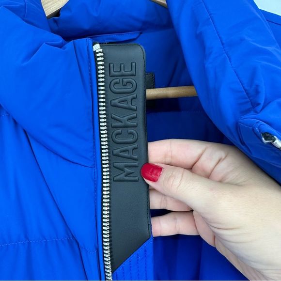 MACKAGE FISHER stretch light down vest with stand collar SIZE 44 XXL - Picture 5 of 11